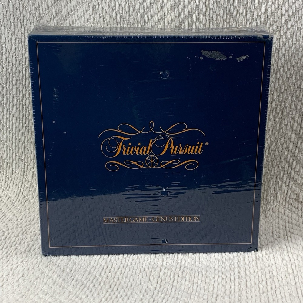 NEW‎ Vintage NIB Original Trivial Pursuit Master Game Genus Edition 1981 Sealed